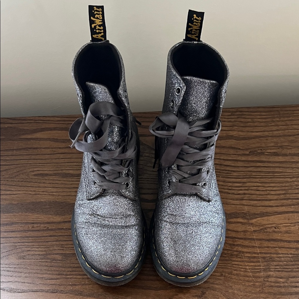 Dr. Martens Glitter Combat Boots